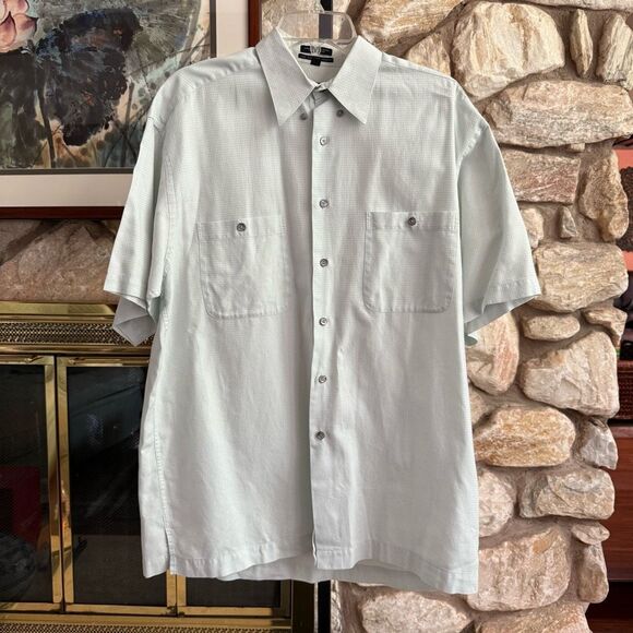 Gillio men’s 100% cotton short sleeve button down shirt - Picture 1 of 13